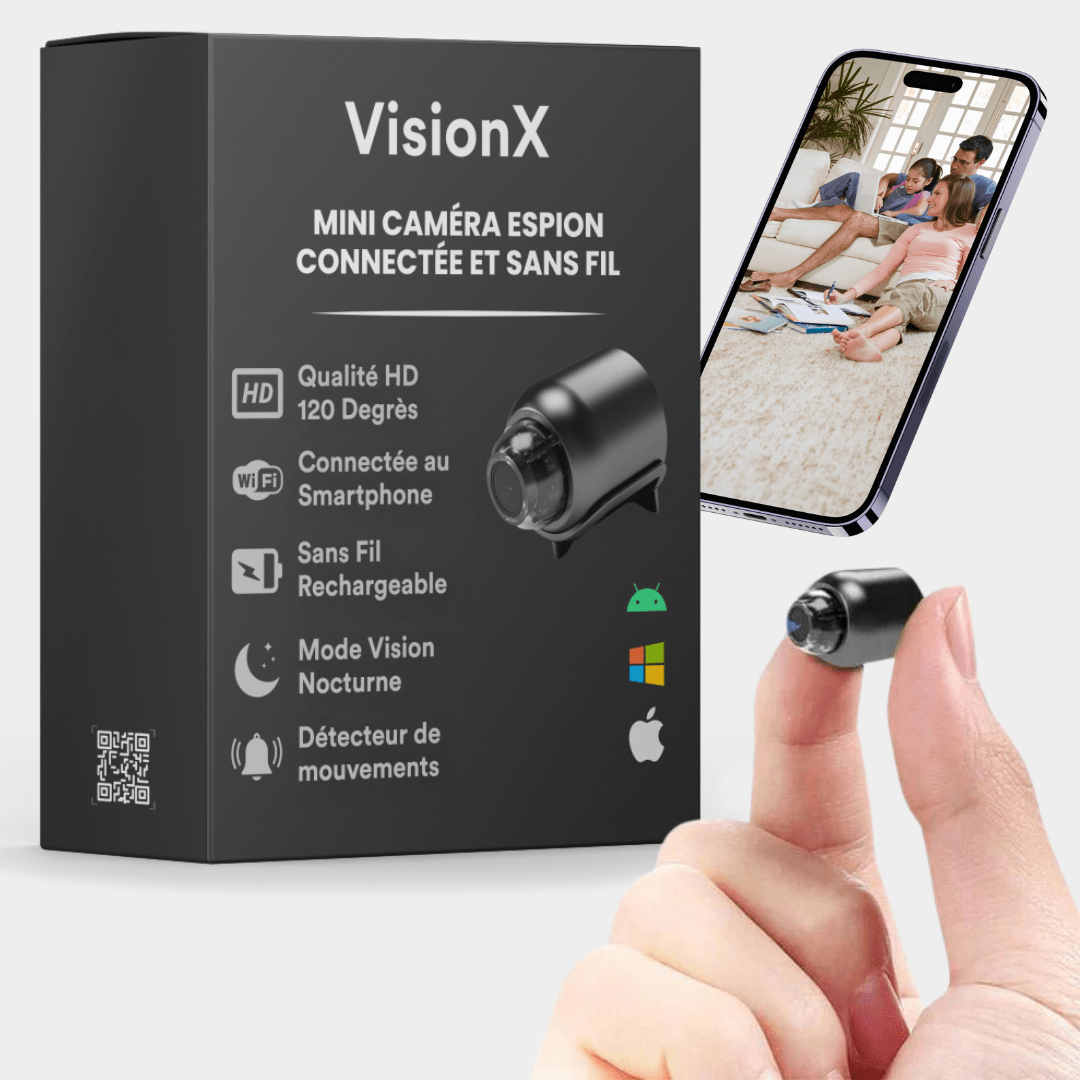 Caméra Espion WiFi - VisionX - Marnoval
