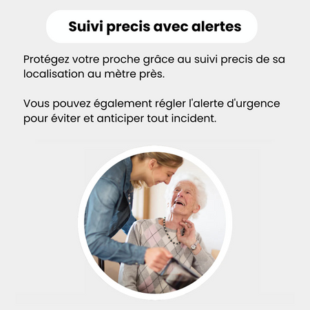 Traceur GPS 3-en-1 Marnoval™ – Sécurité Senior Sans Abonnement