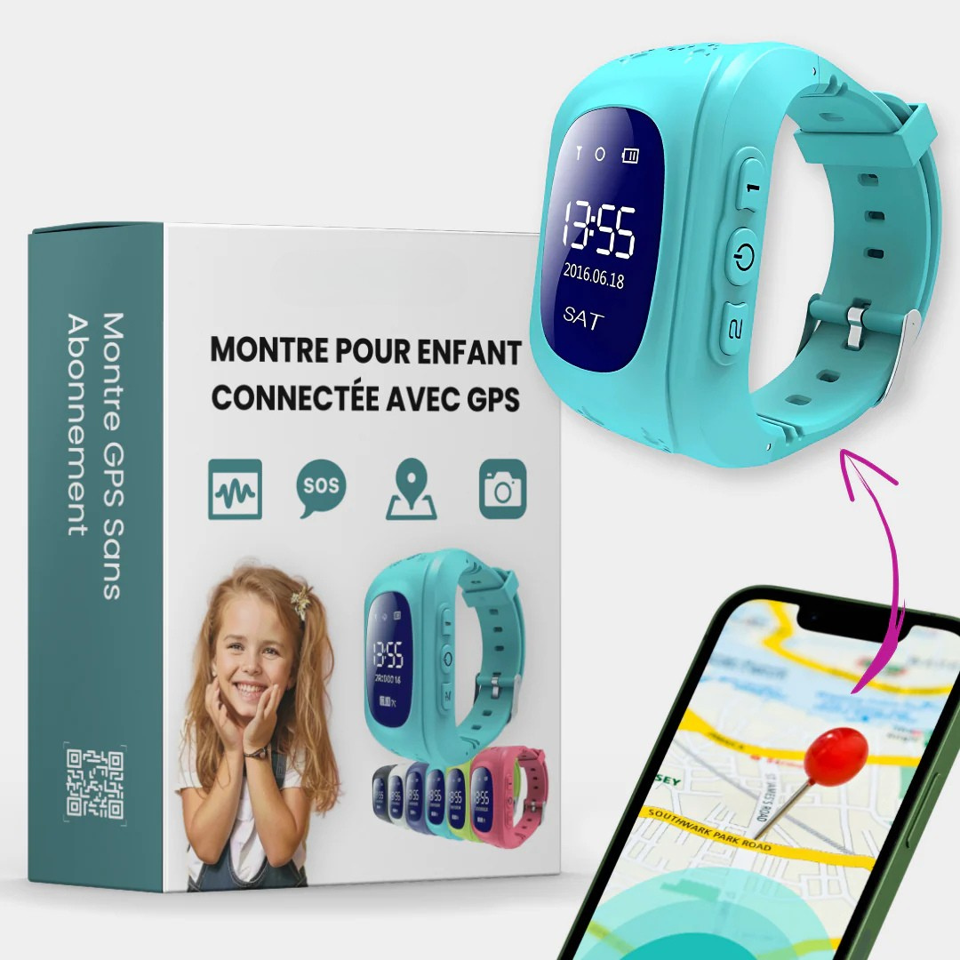 Montre GPS pour Enfant avec Connexion 4G - Marnoval