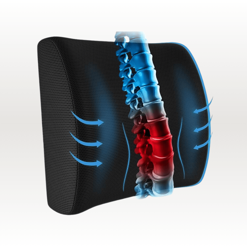 Coussin Orthopédique Dossier Marnoval - Soulage les douleurs lombaires et dorsales