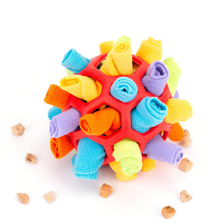 SnuffleJoy Marnoval™  | Balle à Renifler Interactive et Jouet à Friandises pour Chiens
