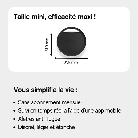 Traceur GPS Chien | Sans Abonnement | Alertes anti-fugue